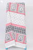 20s Cotton KING SIZE Bed Cover In Graphic Block Print