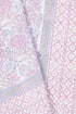 20s Cotton KING SIZE Bed Cover In Floral Block Print