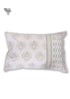 40s Cotton Pillow Cover In Graphic Block Print
