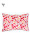 40s Cotton Pillow Cover in Floral Block Print
