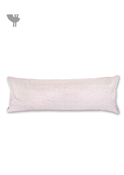 20s Cotton Lumbar Cushion Cover in Floral Block Print