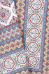 20s Cotton Bed Cover In Geometric Print