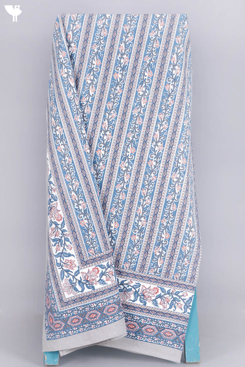 20s Cotton Bed Cover In Floral Print