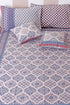 20s Cotton Bed Cover In Geometric Print