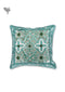 20s Cotton Cushion Cover in Block Print with Piping