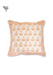 20s Cotton Cushion Cover in Block Print with Piping