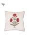 20s Cotton Cushion Cover in Floral Block Print