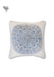 20s Cotton Cushion Cover in Block Print with Piping