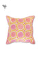 20s Cotton Cushion Cover in Block Print with Piping