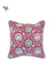 20s Cotton Cushion Cover in Block Print with Piping
