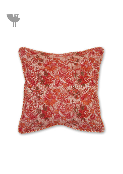 20s Cotton Cushion Cover In Floral Print