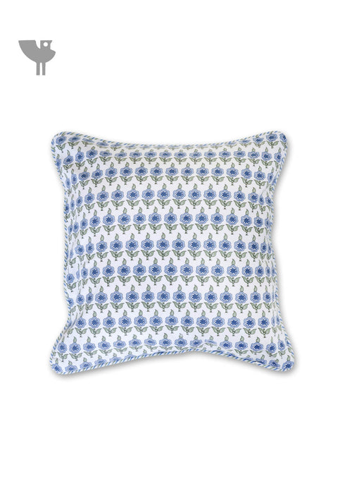 20s Cotton Cushion Cover In Floral Print