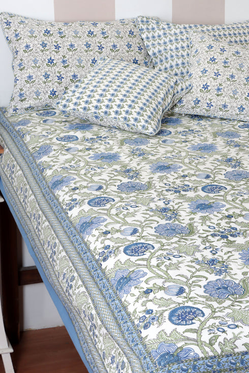 20s Cotton Cushion Cover In Floral Print