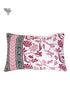 40s Cotton Pillow Cover With Graphic Block Print