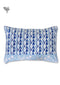 40s Cotton Pillow Cover in Block Print