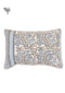 40s Cotton Pillow Cover in Block Print