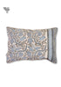 40s Cotton Pillow Cover in Block Print