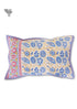 40s Cotton Pillow Cover in Block Print