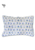 40s Cotton Pillow Cover in Floral Print