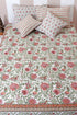 40s Cotton Pillow Cover in Floral Print