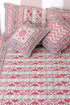 40s Cotton Pillow Cover in Floral Print