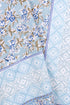 20s Cotton KING SIZE Bed Cover In Floral Block Print