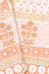 20s Cotton KING SIZE Bed Cover In Floral Block Print