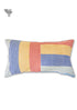 20s Cotton Lumbar Cushion Cover In Striped Block Print