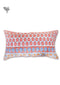 20s Cotton Lumbar Cushion Cover In Block Print