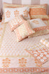 20s Cotton Lumbar Cushion Cover In Block Print