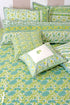 20s CottonLumbar Cushion Cover In Floral Block Print