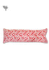 20s Cotton Lumbar Cushion Cover In Block Print