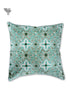 20s Cotton Large Cushion Cover In Floral Block Print