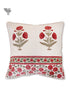 20s Cotton Cushion Cover in Floral Block Print