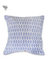 20s Cotton Cushion Cover in Block Print with Piping