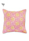 20s Cotton Cushion Cover in Block Print with Piping