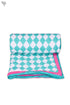 Mulmul Cotton Quilt In Geometric Block Print