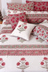 Mulmul Cotton Quilt in Floral Block Print
