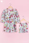 Cotton Top & Shorts Set In Floral Print