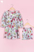 Cotton Top & Shorts Set In Floral Print