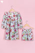 Cotton Top & Shorts Set In Floral Print