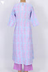 Cambric Cotton Kurta And Pant Set In Block Print
