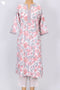 Cambric Cotton Kurta And Pant Set In Floral Print