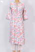 Cambric Cotton Kurta And Pant Set In Floral Print