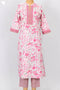 Cambric Cotton Kurta And Pant Set In Floral Print