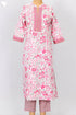 Cambric Cotton Kurta And Pant Set In Floral Print
