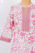 Cambric Cotton Kurta And Pant Set In Floral Print