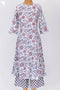 Cambric Cotton Kurta And Pant Set In Floral Print