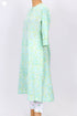 Cambric Cotton Kurta And Pant Set With Kota Doria Dupatta In Block Print
