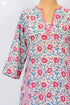 Mulmul CottonKurta And Pant Set In Floral Block Print